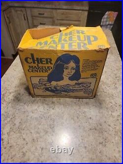 1977 MEGO Cher Makeup Center Original Box/Head Instructions