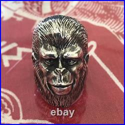 1990's Forbidden Zone Planet of the Apes Silver Ring