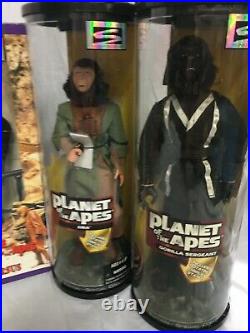1990's Planet of the Apes 12 Figures Complete Lot (Zaius, CorneliusTaylor+4)NEW