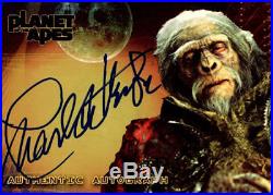 2001 Topps Planet of the Apes Autograph Card Charlton Heston