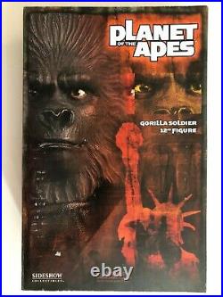 2004 Sideshow Collectibles Planet Of The Apes Gorilla Soldier 12 1/6 Figure Set