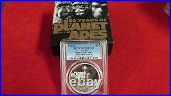 2018 Planet Of The Apes Tuvalu 1 Oz. 999 Silver Ngc Pf70 First Releases Coa Ogp