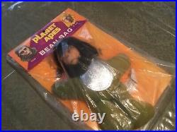 3 Vintage Planet of the apes lot toys plush puppet