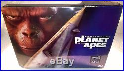 40-Year Evolution Planet of the Apes (2008, Canada) 5 Film Boxset Digibook NEW