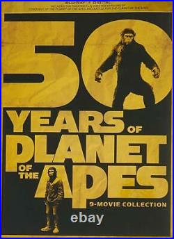 50 Years Of Planet Of The Apes 9-movie Collection Blu-ray Digital 4K UHD
