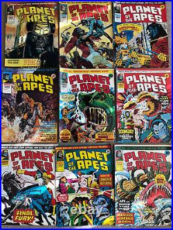 59 Planet of the Apes comics including issue 1 from 1975
