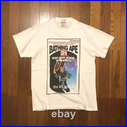 90s A BATHING APE BAPE Planet of the Apes Vintage T-shirts Size M