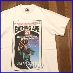 90s A BATHING APE BAPE Planet of the Apes Vintage T-shirts Size M