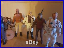 9 Vintage Mego Planet of the Apes Silver Soldier Ape Action Figure Rare Variant