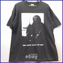 A BATHING APE × futura2000 T-Shirt PLANET OF THE APES Black Cotton Size L Used