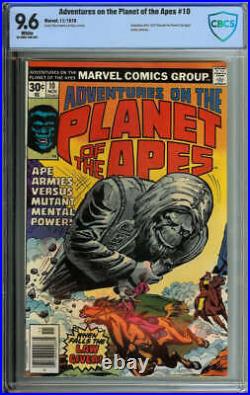 Adventures On The Planet Of The Apes #10 Cbcs 9.6 White Pages // Marvel 1976