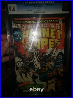 Adventures On The Planet Of The Apes 1 Cgc 9.6 White Pages Buckler Marvel Comics