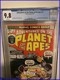 Adventures On The Planet Of The Apes #3 CGC 9.8 NM/MT Marvel 1975
