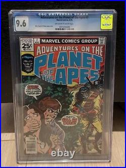 Adventures On The Planet Of The Apes #7 Nm 9.6 Cgc White Pages Janson Cover