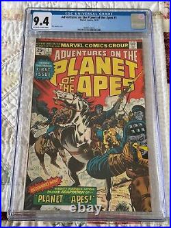 Adventures on the Planet of the Apes #1 1975 CGC 9.4 Original Movie Adaption
