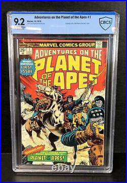 Adventures on the Planet of the Apes #1 CBCS 9.2 Off White/White Pages