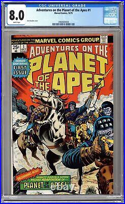 Adventures on the Planet of the Apes #1 CGC 8.0 1975 3980808004