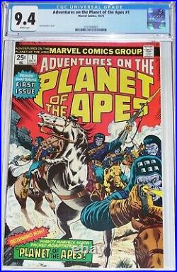 Adventures on the Planet of the Apes #1 CGC 9.4 from Oct 1985 Based on Movie