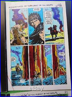 Adventures on the Planet of the Apes #5 Super Rare Best Scene Ever Color Guide