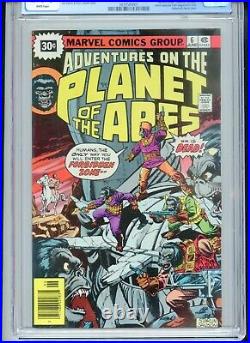 Adventures on the Planet of the Apes #6 CGC 9.6 White 30 Cent Var Highest Graded