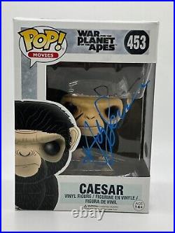 Andy Serkis Planet of the Apes Signed Autograph Funko ACOA Damaged