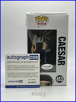 Andy Serkis Planet of the Apes Signed Autograph Funko ACOA Damaged