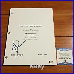 Andy Serkis Signed Rise Of The Planet Of The Apes Movie Script Beckett Bas Coa