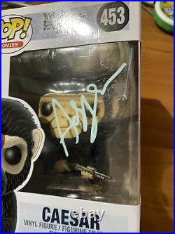 Andy Serkis Signed War for the Planet of the Apes Caesar 453 Funko JSA QQ90119