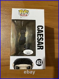Andy Serkis Signed War for the Planet of the Apes Caesar 453 Funko JSA QQ90119