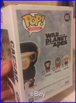 Andy Serkis signed Autographed Funko Pop Star Caesar Planet Of The Apes War Rise