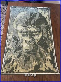 Anthony Petrie Planet of the Apes Map Limited Edition Print Nt Mondo