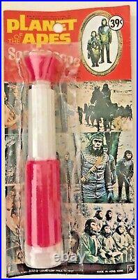 Apjac Larami Space scope Planet of the Apes Vintage 1974 POTA-rack toy seal-pink