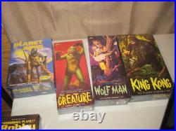Aurora King Kong-WolfMan-Creature-Planet of the Apes Model Kits 1999