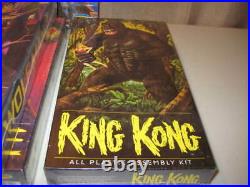 Aurora King Kong-WolfMan-Creature-Planet of the Apes Model Kits 1999