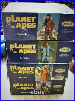 Aurora Kits Vintage 2000 Planet of the Apes kit collection New and Boxed