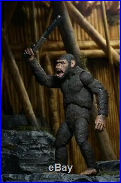 Authentic Neca Dawn Of The Planet Of The Apes 4 Figures Lot New