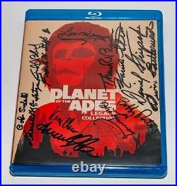 Autographed Planet of the Apes Blu-Ray Box Set Signed by 13 Cast & Crew! Look