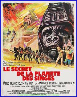 BENEATH THE PLANET OFTHE APES MOVIE POSTER Original French Petite 18x23 FOLDED