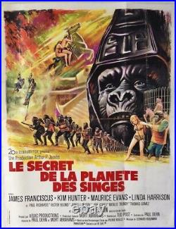 BENEATH THE PLANET OF THE APES (1970) Charlton Heston French 17x22