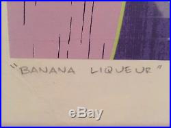 Banana Liqueur Print Shag Dr. Zaius Tiki Planet of The Apes Signed 69/150 1999