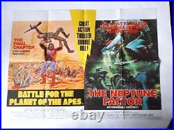 Battle For The Planet Of The Apes / The Neptune Factor Poster Uk Quad Original