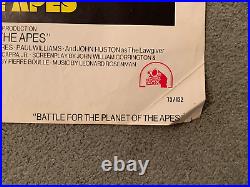 Battle For the Planet of the Apes 1973 Original 1 Sheet Movie Poster 27x41