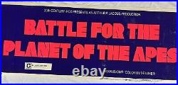 Battle for the Planet of the Apes 1973 Original Banner Movie Poster 24 x 82