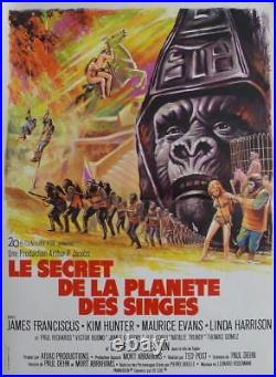 Beneath The Planet Of The Apes Original French Movie Poster