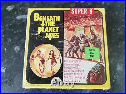 Bundle X4 Super 8mm Planet Of The Apes B&W Silent Home Movie Reels