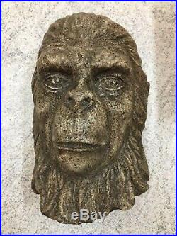 CAESAR statue face PLANET OF THE APES prop commemorative Wall display and PLAQUE