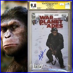 CGC 9.8 SS War for the Planet of the Apes #1 Variant signed by Andy Serkis