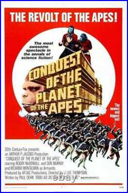 CONQUEST OF THE PLANET OF THE APES / Paul Dehn 1971 Screenplay, revolt humanity