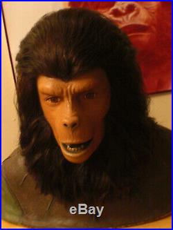 CORNELIUS PLANET OF THE APES Lifesize BUST CLASSIC dvd cd figure Roddy McDowall