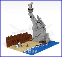 CUSTOM LEGO Planet of the Apes. Scene from the famous science fiction movie